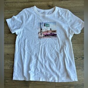 Old Navy White Graphic T-Shirt